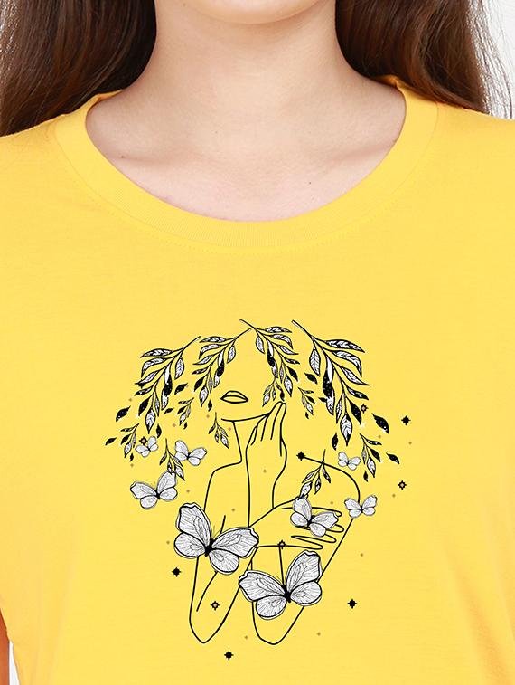 round neck graphic tee - 17938366 - Standard Image - 2