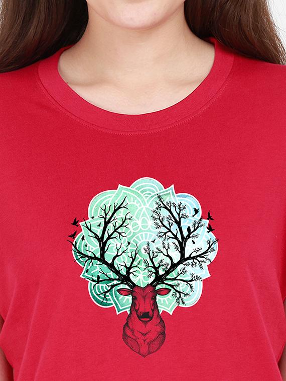 round neck graphic tee - 17938521 - Standard Image - 2