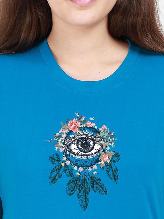 round neck graphic tee - 17938563 - Standard Image - 2