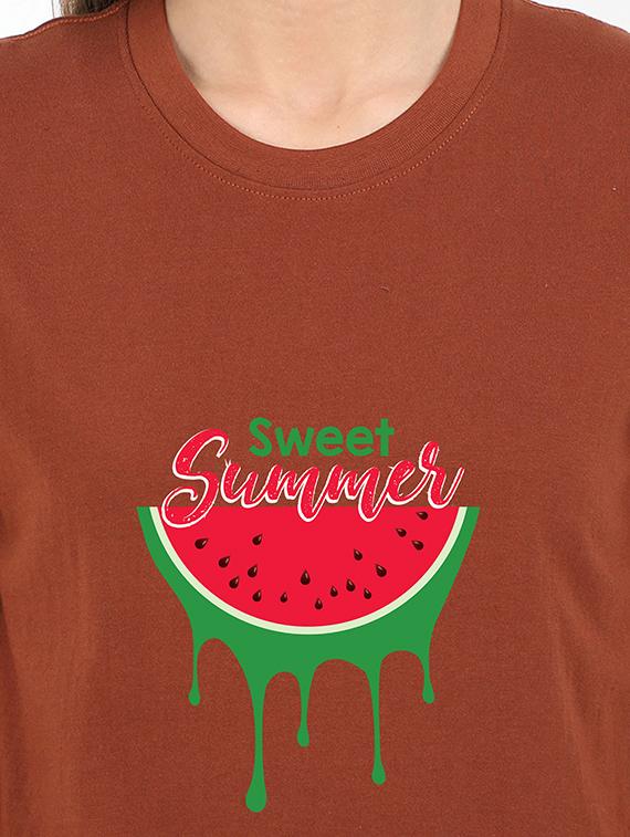 round neck graphic tee - 17938573 - Standard Image - 2