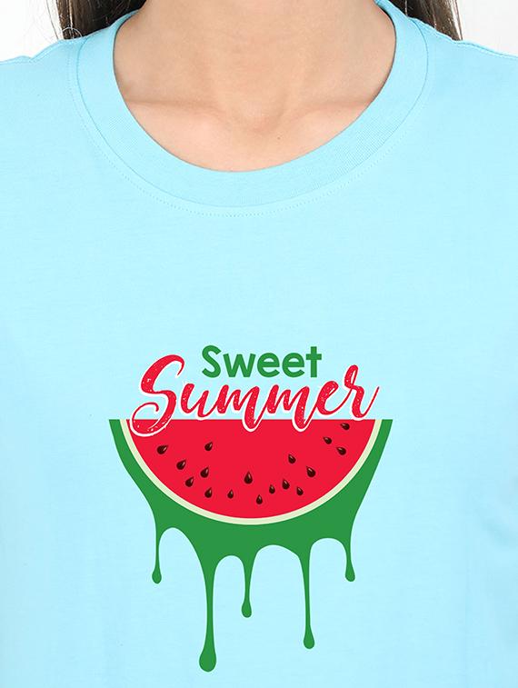 round neck graphic tee - 17938574 - Standard Image - 2