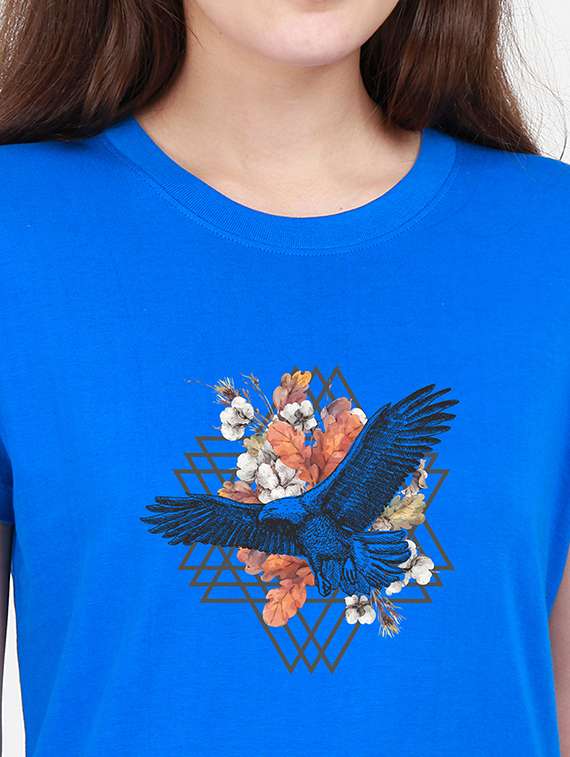 round neck graphic tee - 17938586 - Standard Image - 2