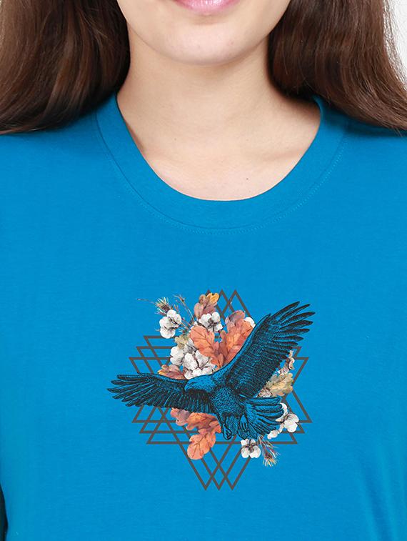 round neck graphic tee - 17938587 - Standard Image - 2