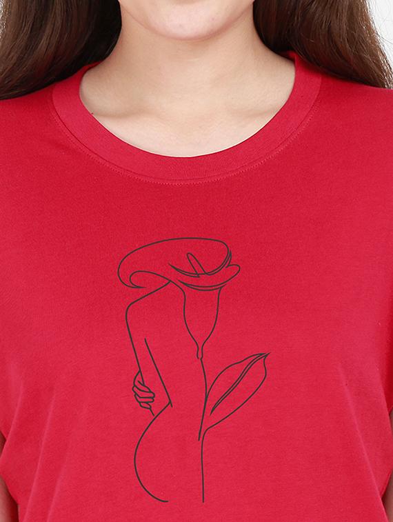 round neck graphic tee - 17938600 - Standard Image - 2