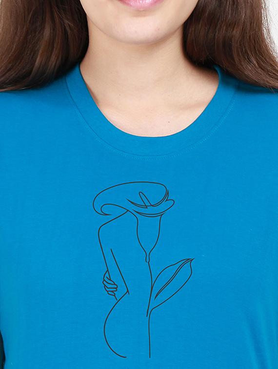 round neck graphic tee - 17938602 - Standard Image - 2