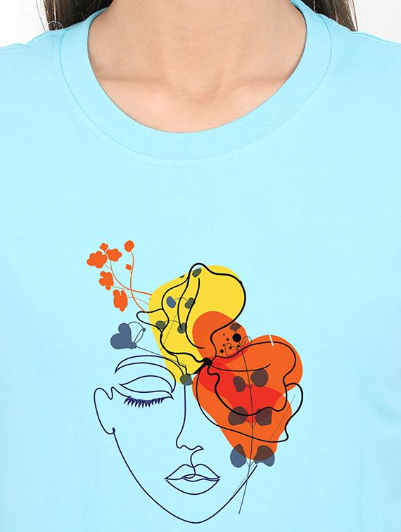 round neck graphic tee - 17938625 - Standard Image - 2