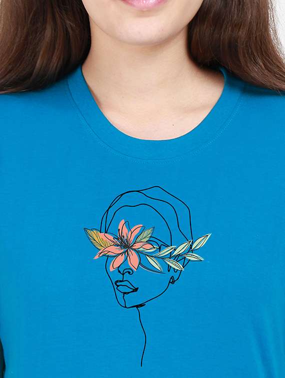 round neck graphic tee - 17938668 - Standard Image - 2