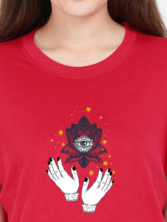 round neck graphic tee - 17938677 - Standard Image - 2