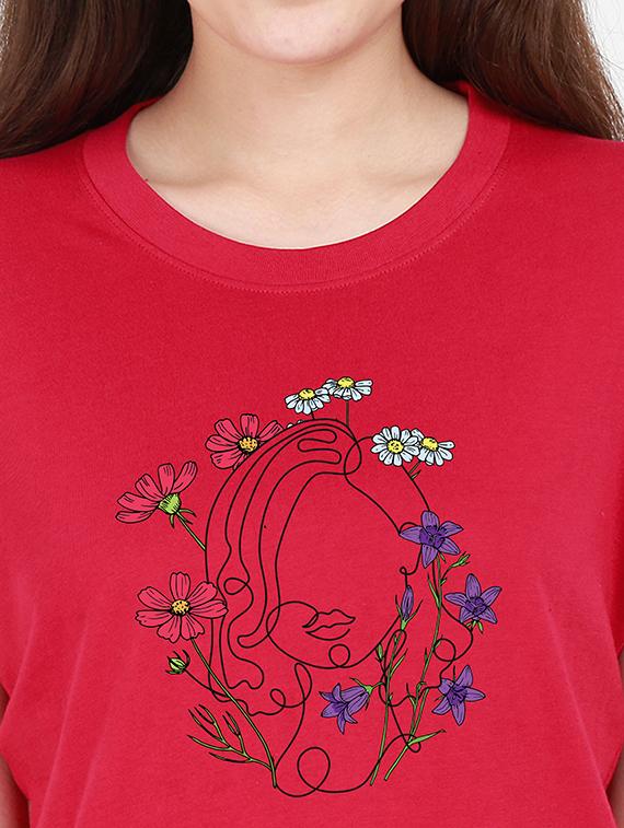 round neck graphic tee - 17938688 - Standard Image - 2