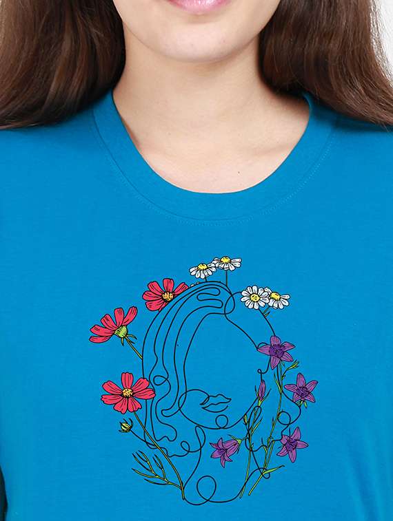 round neck graphic tee - 17938690 - Standard Image - 2