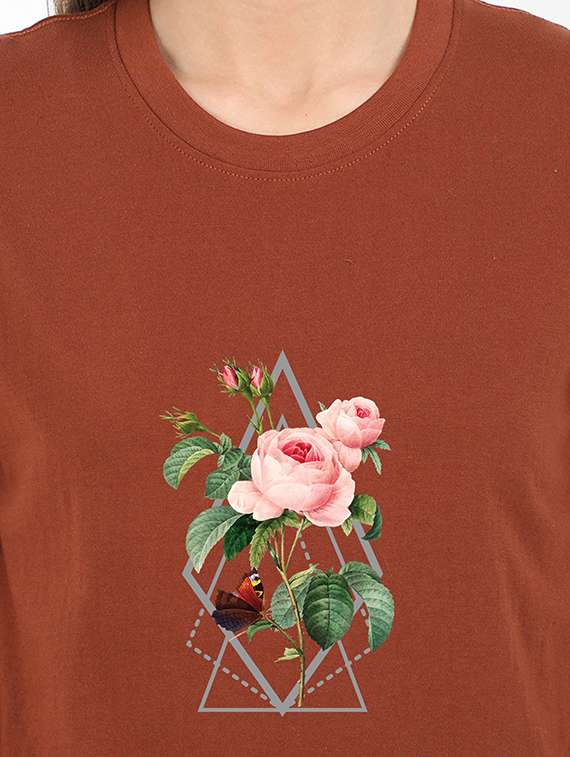 round neck graphic tee - 17938693 - Standard Image - 2