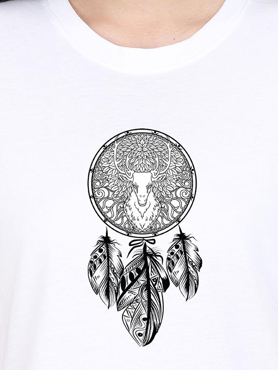 round neck graphic tee - 17938767 - Standard Image - 2