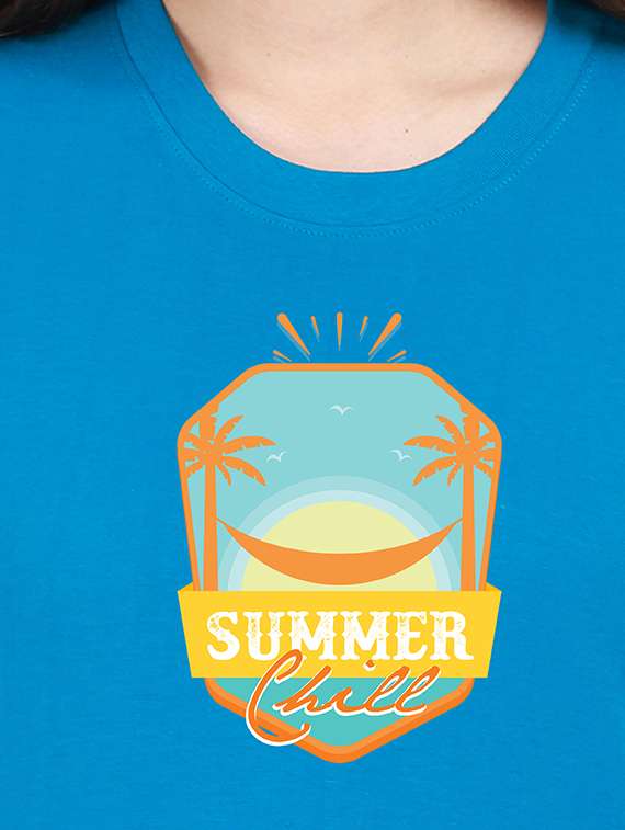 round neck graphic tee - 17938822 - Standard Image - 2