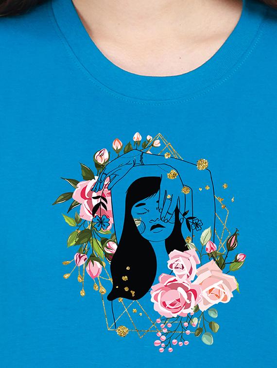 round neck graphic tee - 17938858 - Standard Image - 2