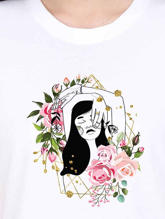 round neck graphic tee - 17938859 - Standard Image - 2