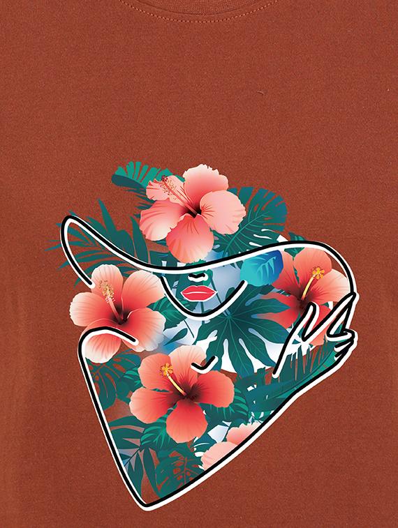 round neck graphic tee - 17938954 - Standard Image - 2