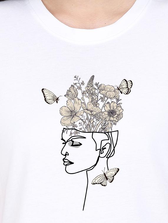 round neck graphic tee - 17938979 - Standard Image - 2