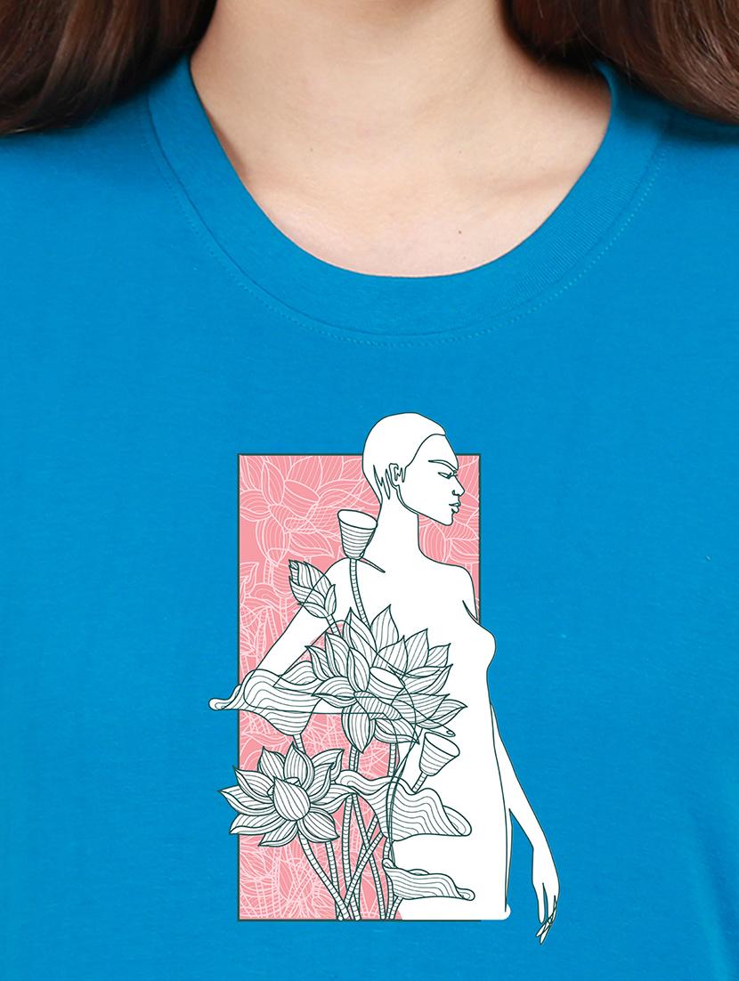 round neck graphic tee - 17939071 - Standard Image - 2