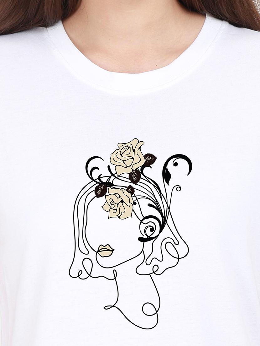 round neck graphic tee - 17939094 - Standard Image - 2