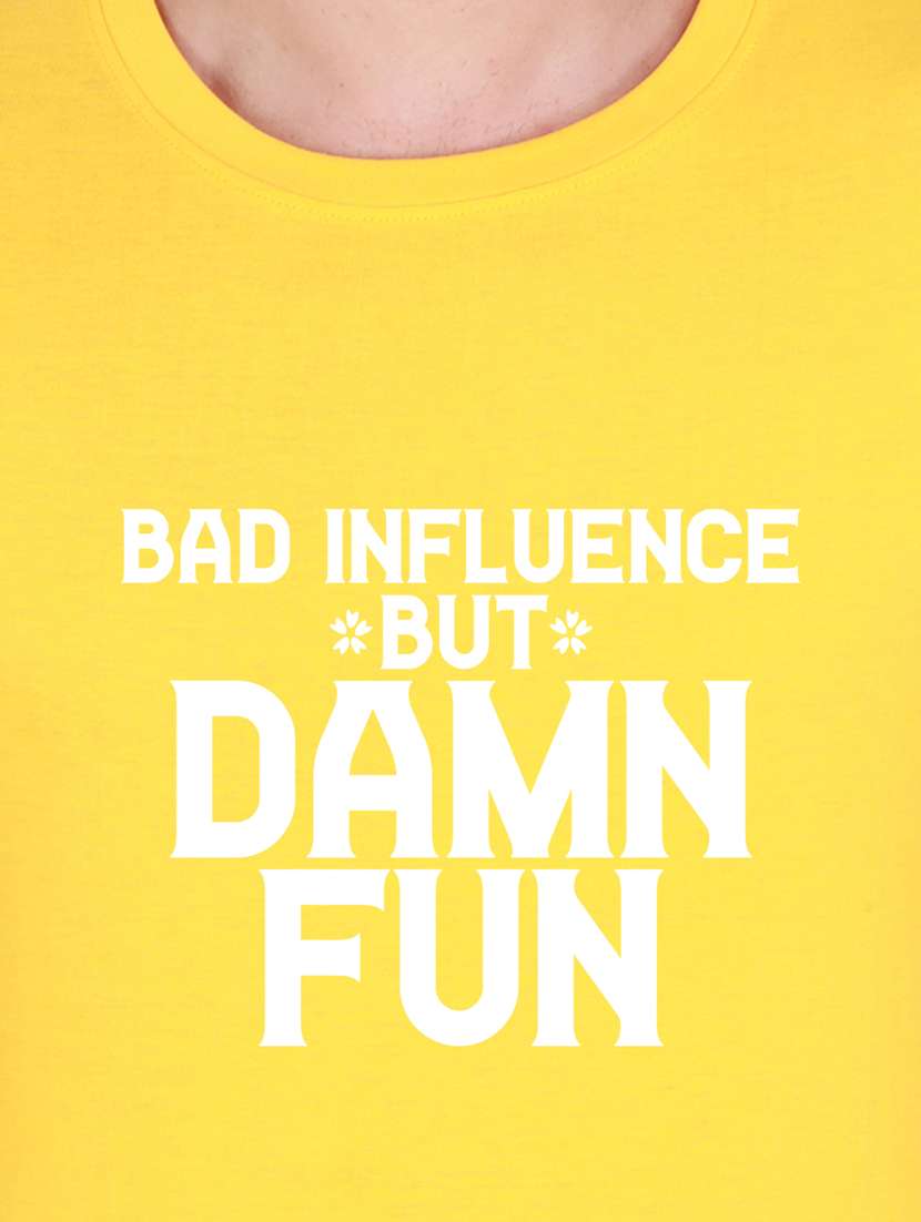 yellow printed t-shirt - 17940022 -  Standard Image - 2