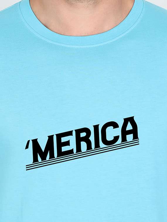 light blue printed t-shirt - 17940169 -  Standard Image - 2