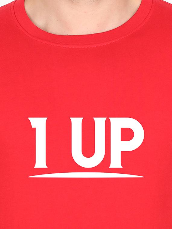 red printed t-shirt - 17940183 - Standard Image - 2