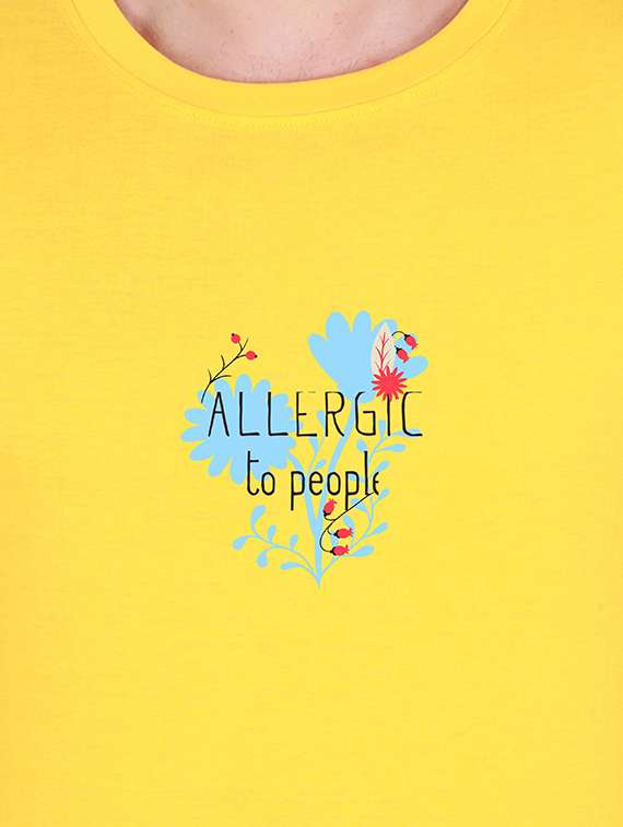 yellow printed t-shirt - 17940352 -  Standard Image - 2