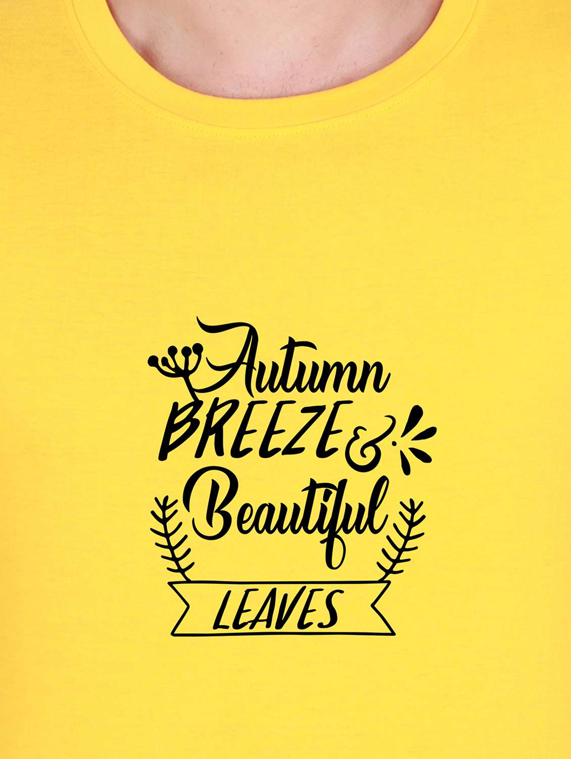 yellow printed t-shirt - 17940458 -  Standard Image - 2