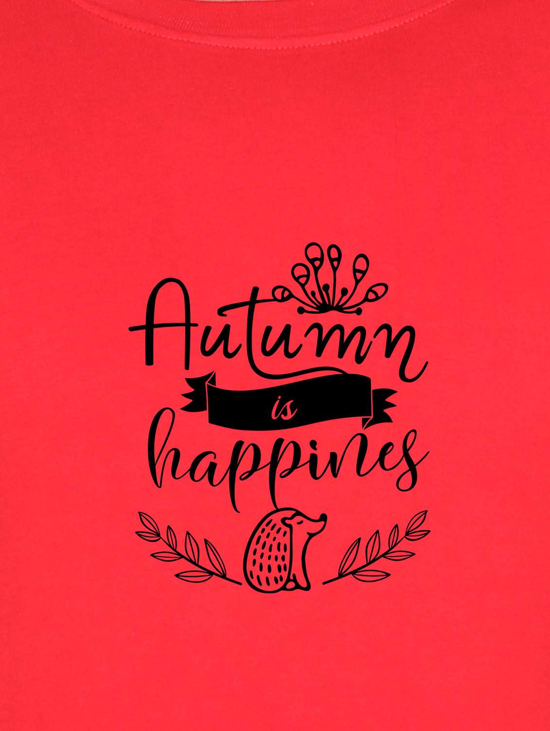 red chest print t-shirt - 17940569 -  Standard Image - 2