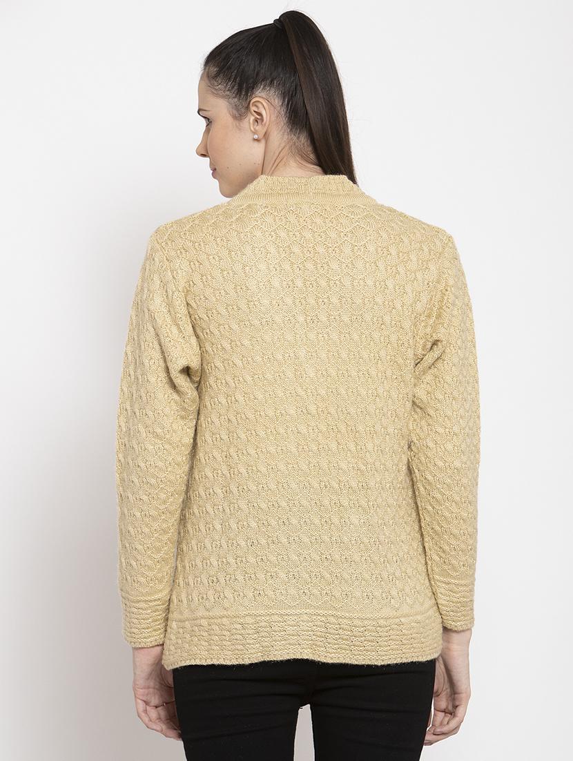 gold acrylic cardigan - 17947616 - Standard Image - 2