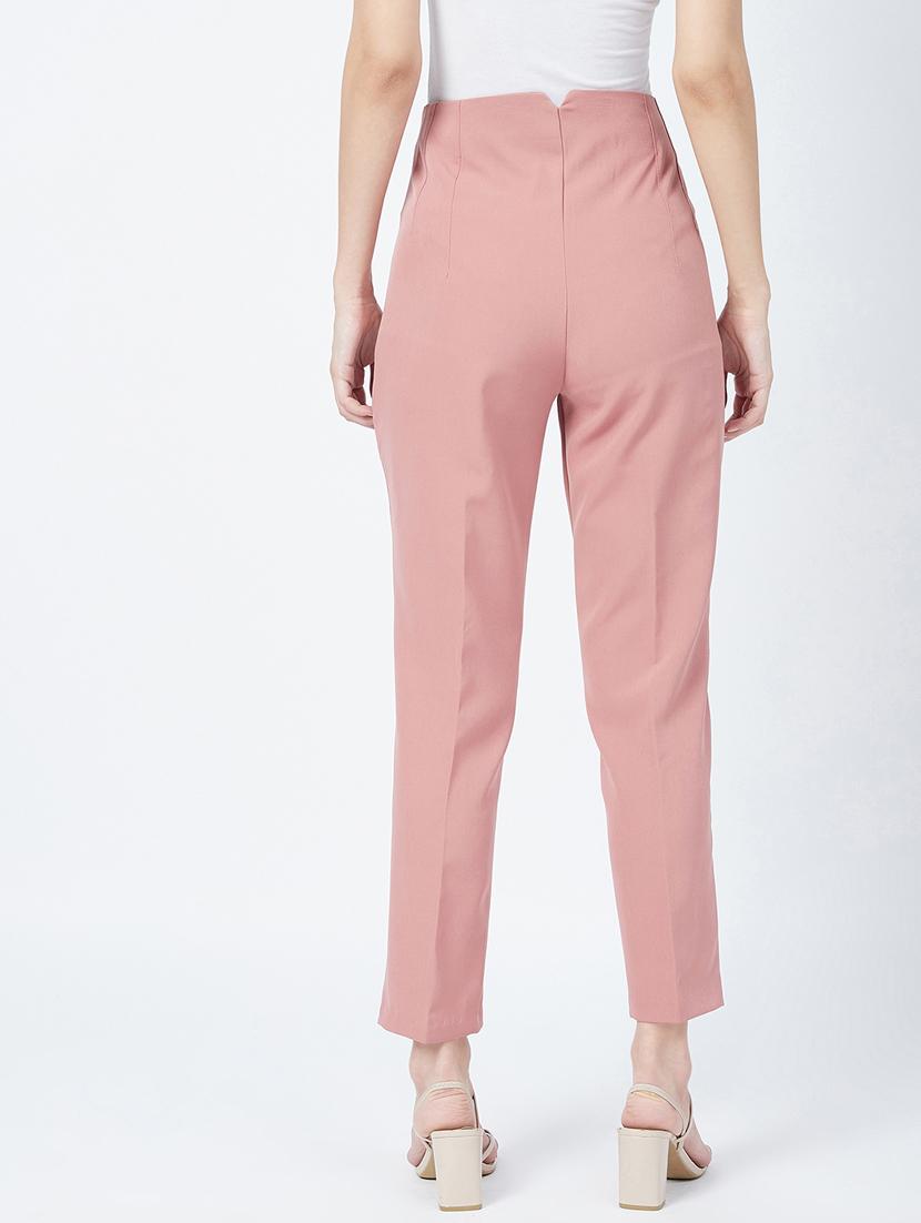 high rise flat front trouser - 17947821 - Standard Image - 2