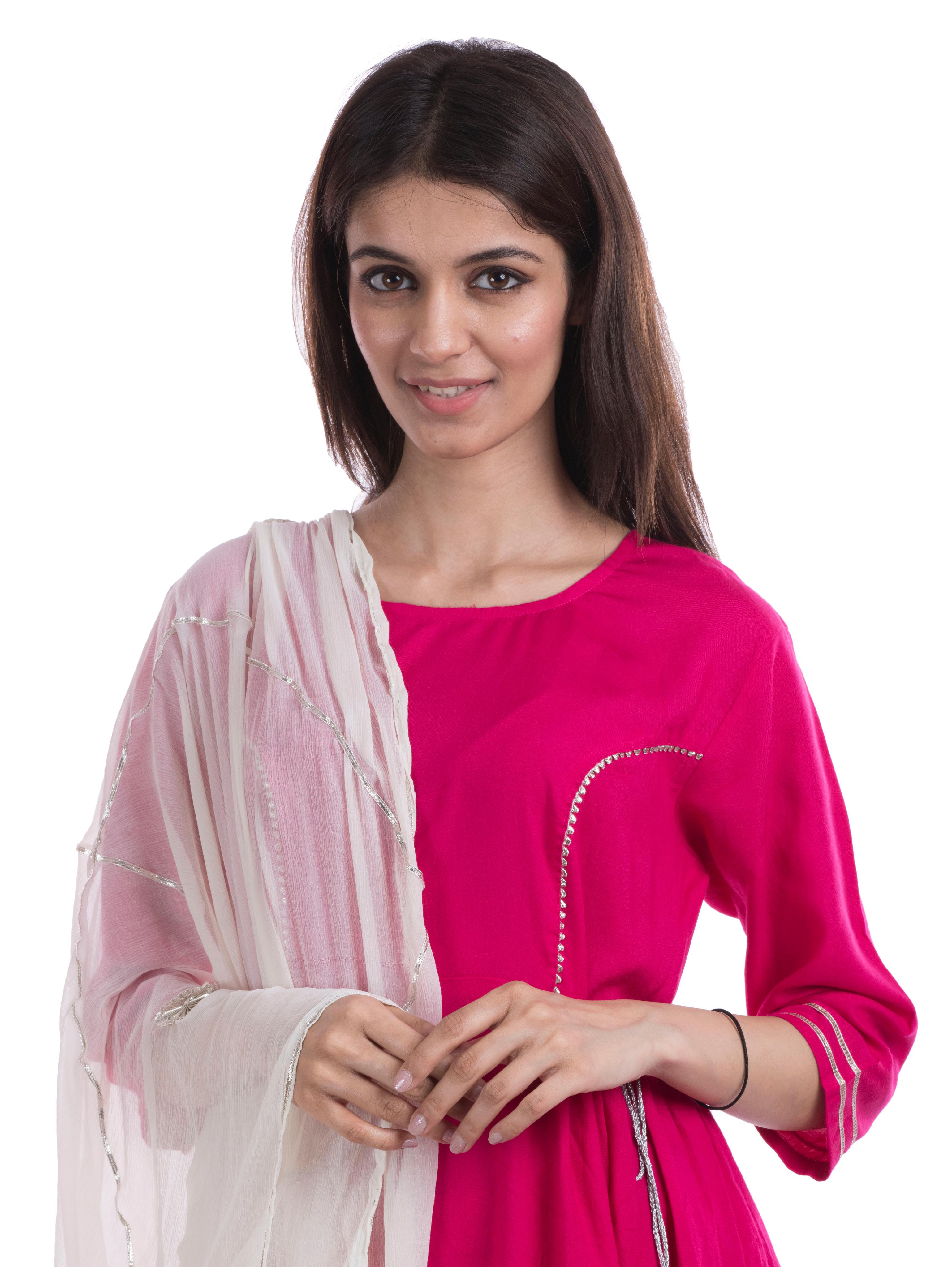 tajnan pink rayon women ethnic set - 17947936 - Standard Image - 2