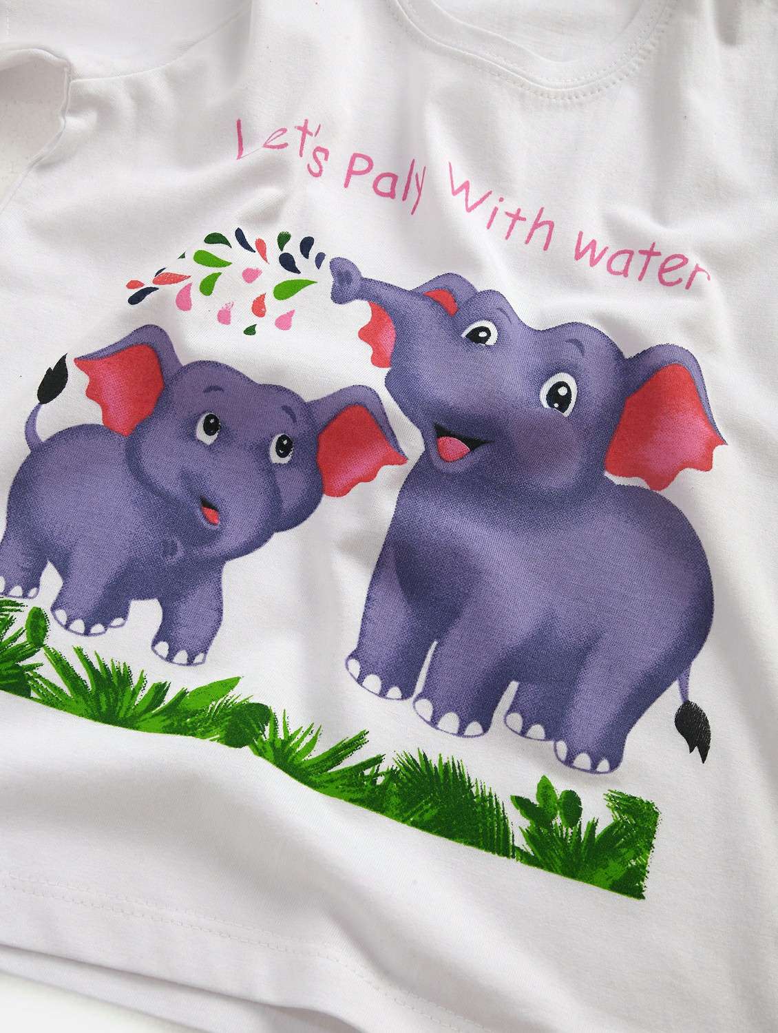 round neck printed nightwear pajama set - 17948371 -  Standard Image - 2