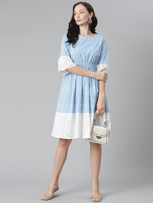 women's striped dress - 17948490 - Standard Image - 0