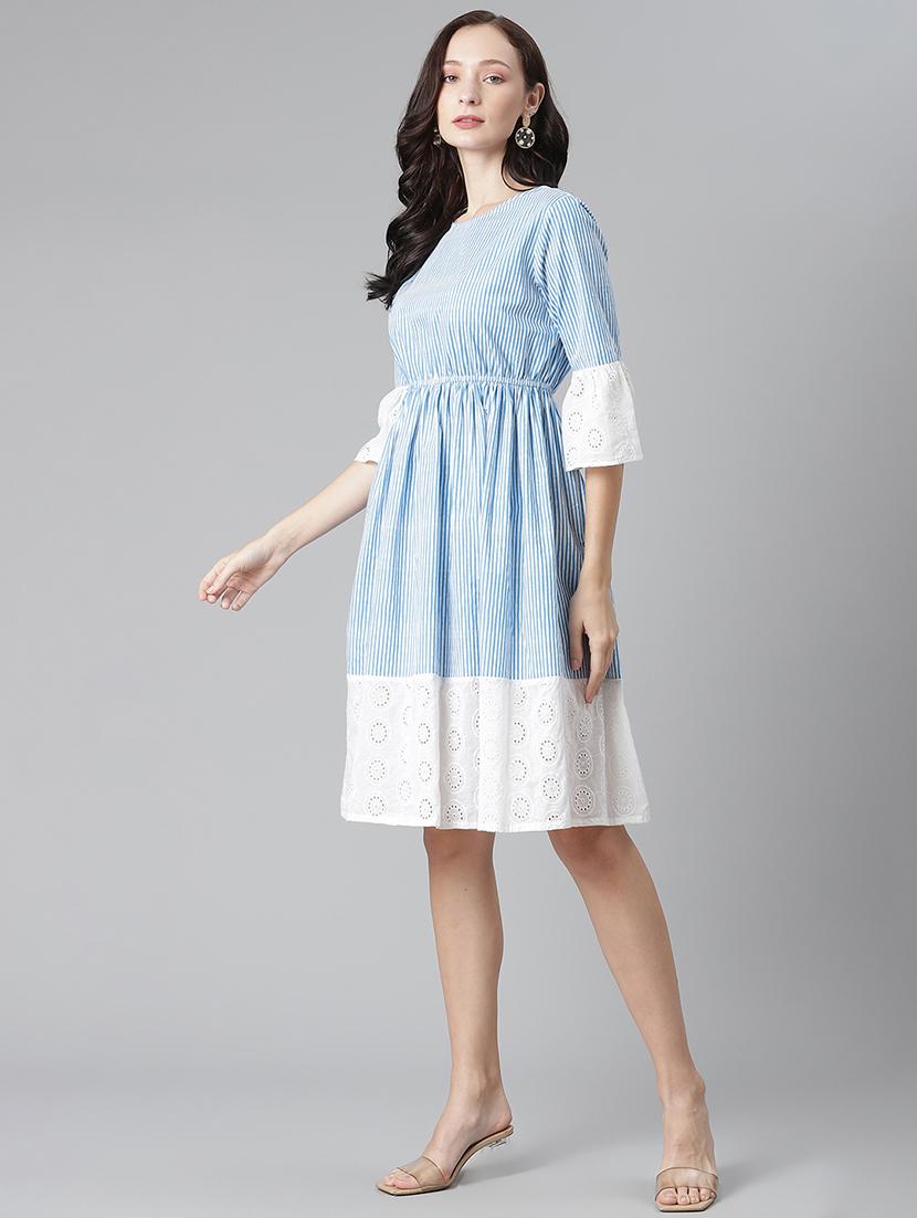 women's striped dress - 17948490 - Standard Image - 2