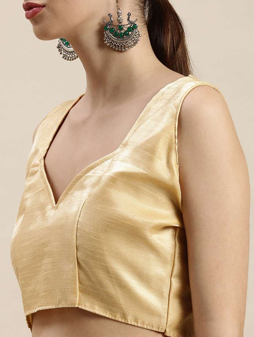 women's floral tan colored saree - 17949276 -  Standard Image - 2