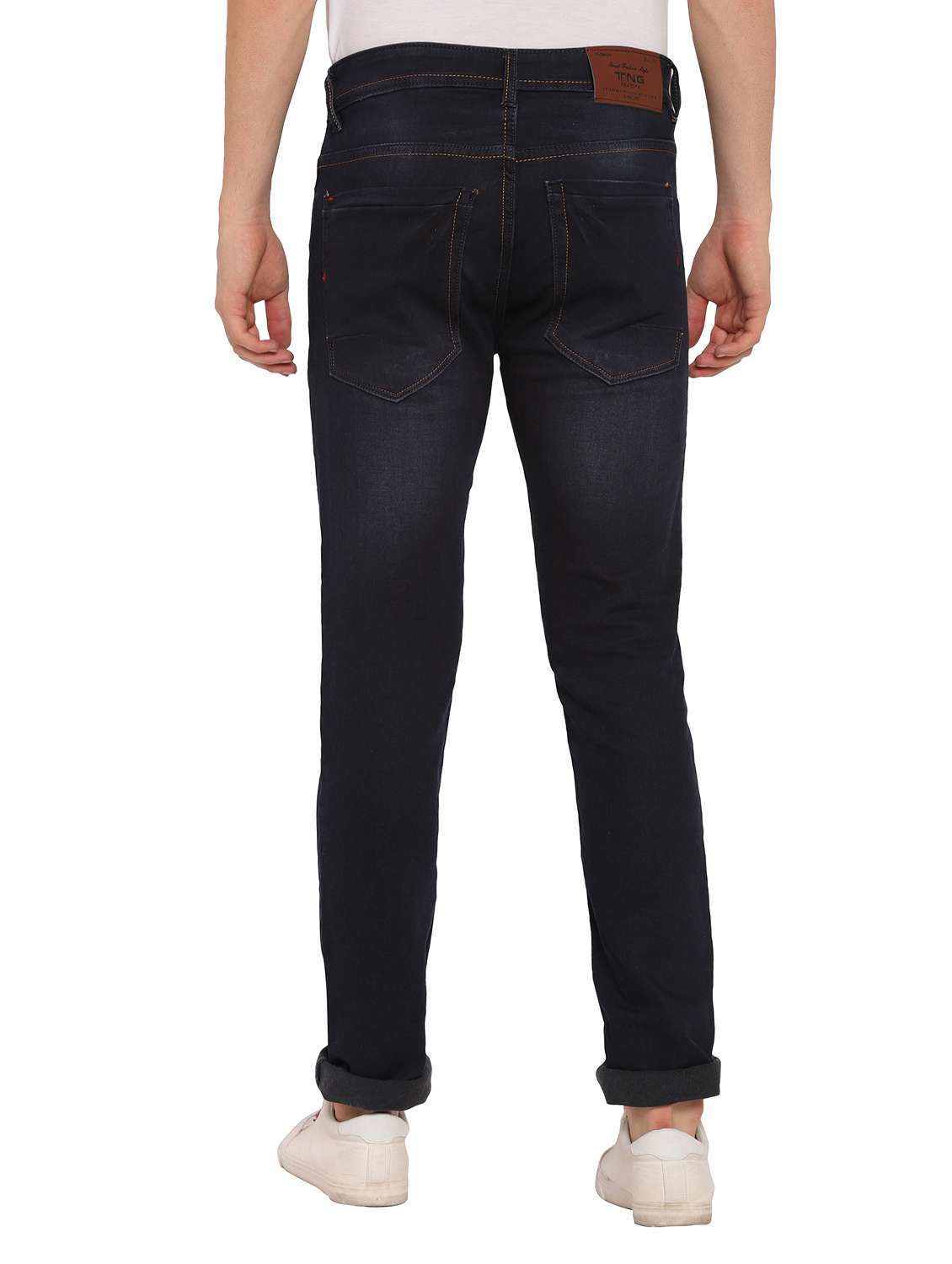 dark blue light washed denim jeans - 17949724 - Standard Image - 2