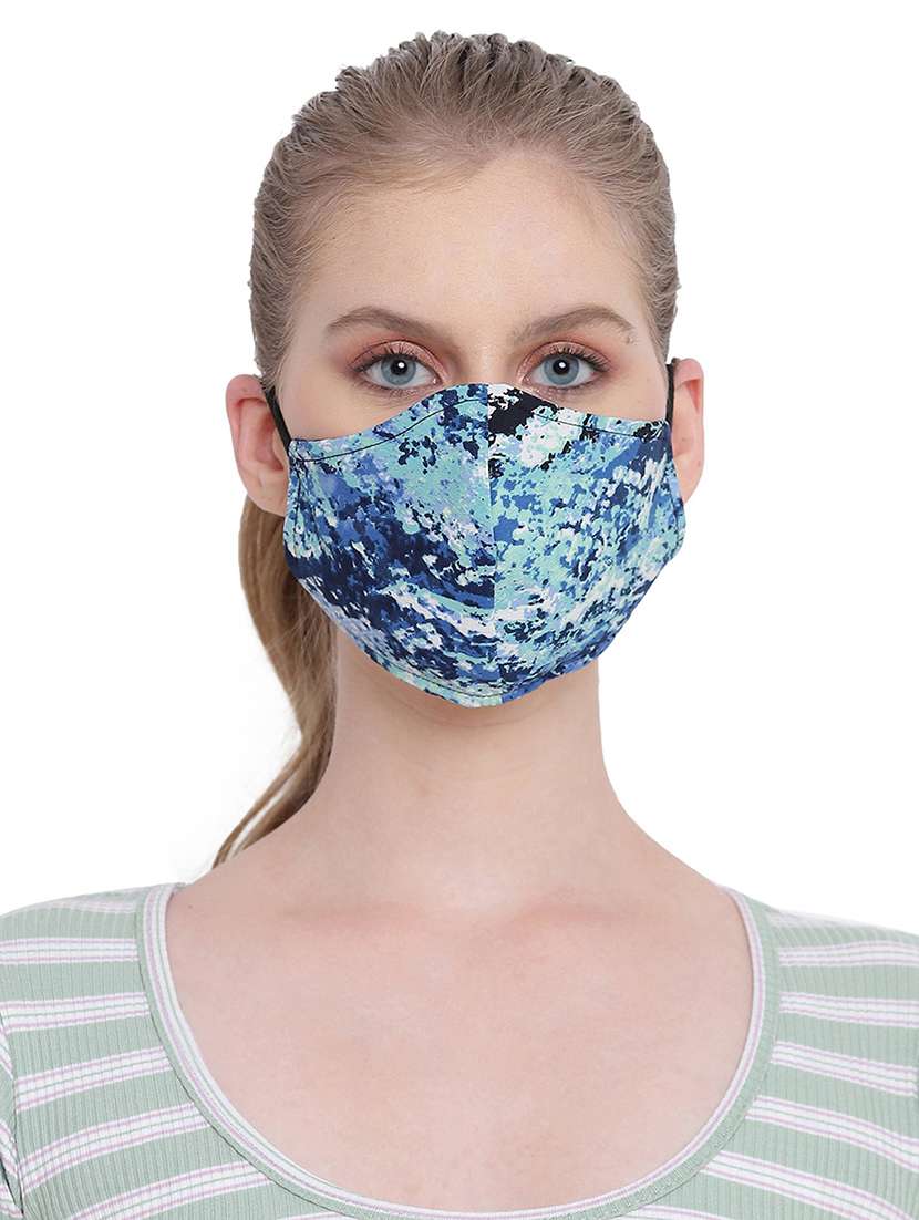 set of 3 multi colored anti-pollution mask - 17956245 - Standard Image - 2
