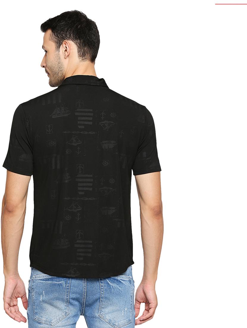 black printed casual shirt - 17956313 - Standard Image - 2