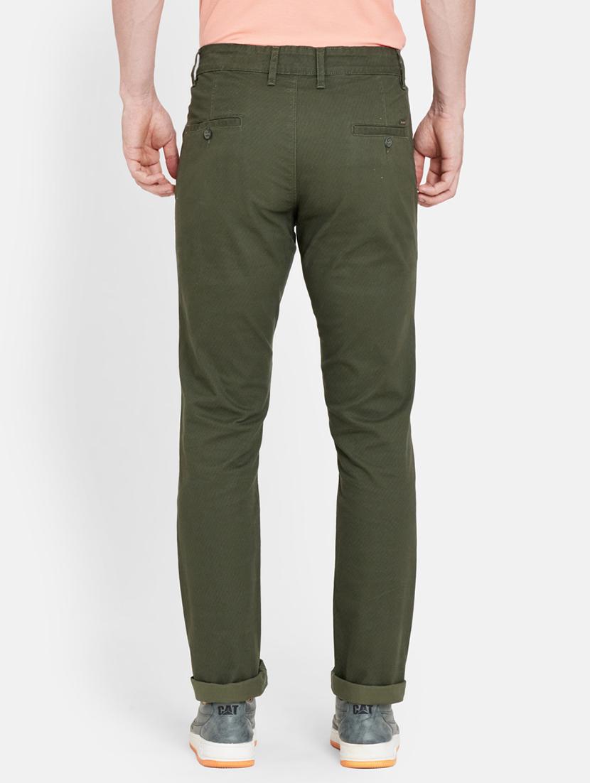 olive textured chinos - 17957278 - Standard Image - 2