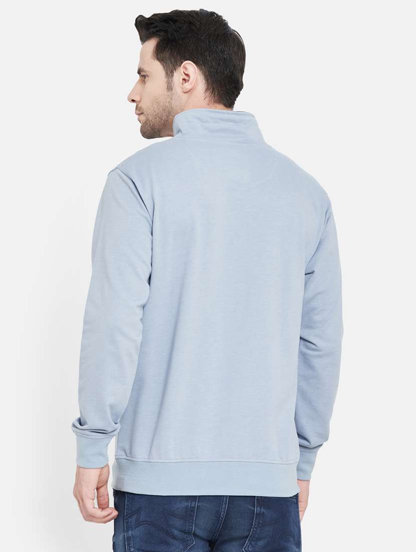 blue printed sweatshirt - 17957290 - Standard Image - 2