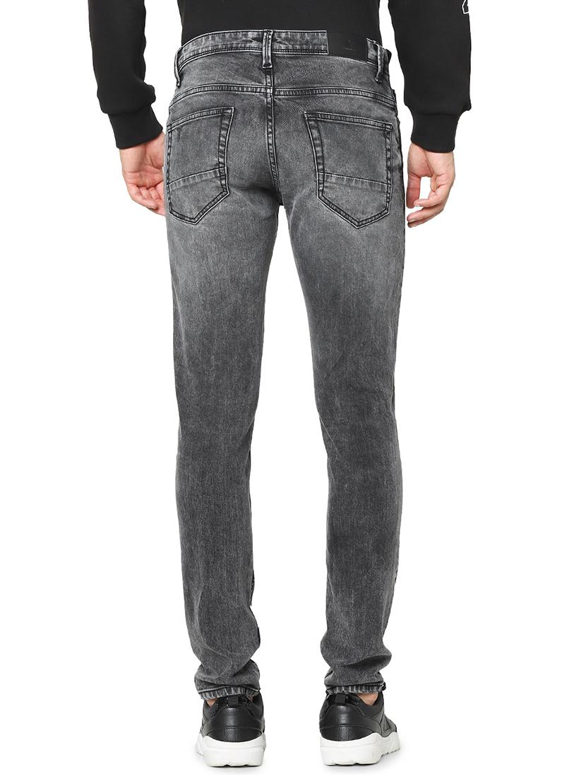 grey light washed ripped denim jeans - 17959560 - Standard Image - 2