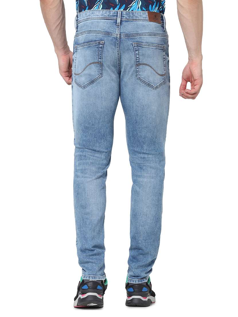 blue light washed denim jeans - 17959562 - Standard Image - 2