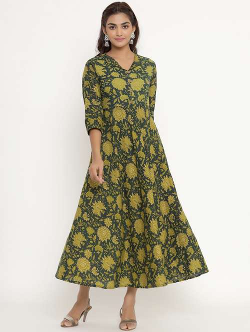 women's flared kurta - 17959731 - Standard Image - 0