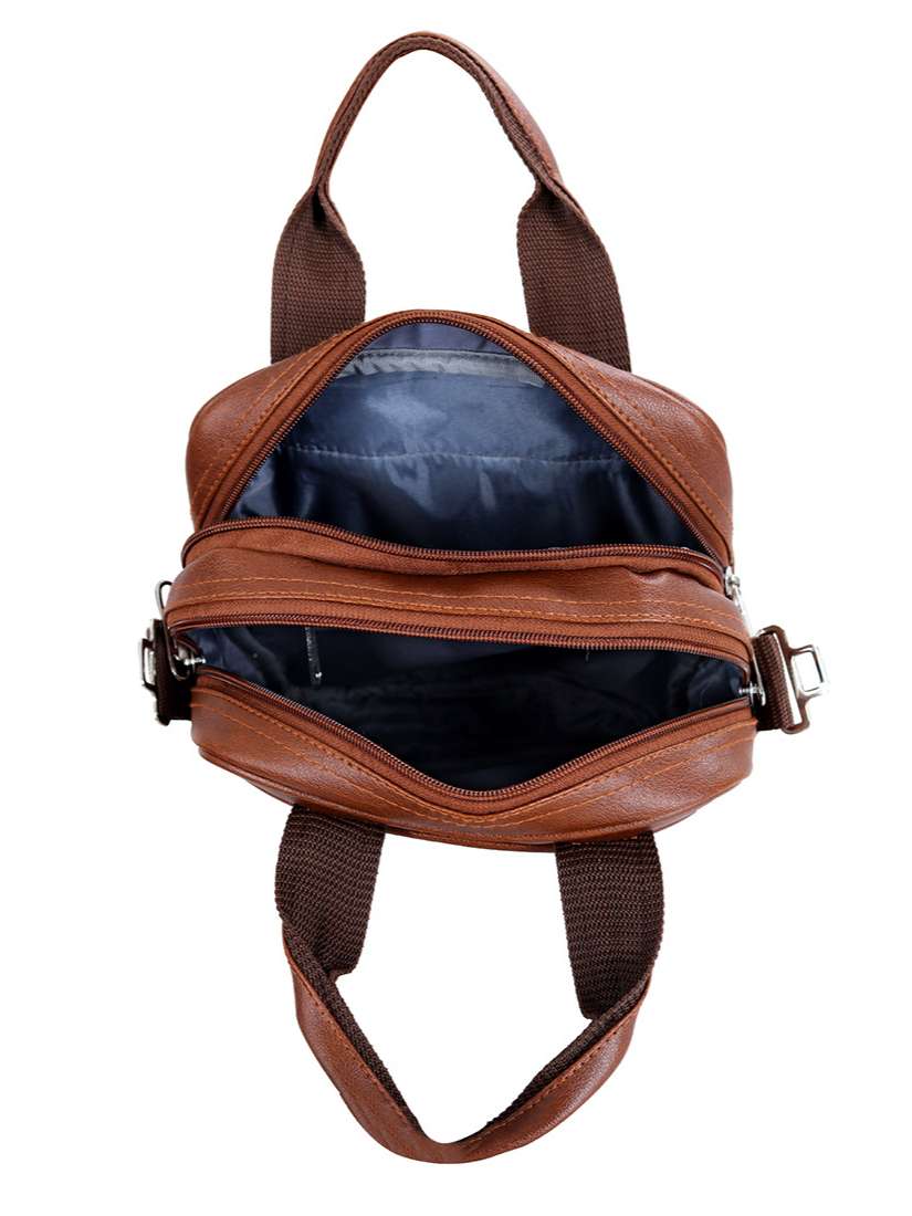 leather world presents cross body sling - 17960743 - Standard Image - 2