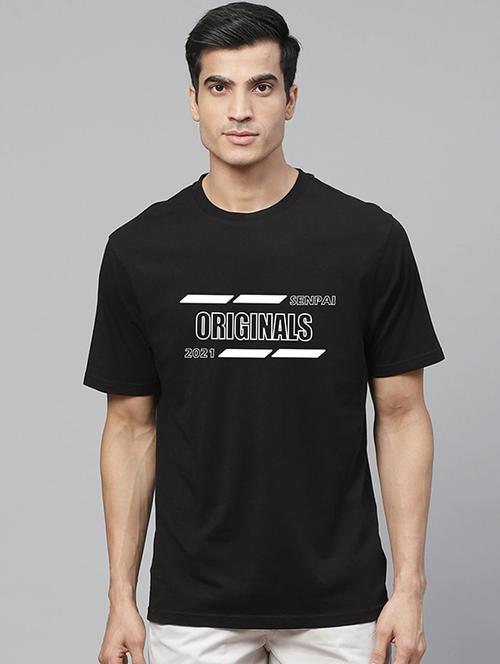 black printed t-shirt - 17961194 -  Standard Image - 0