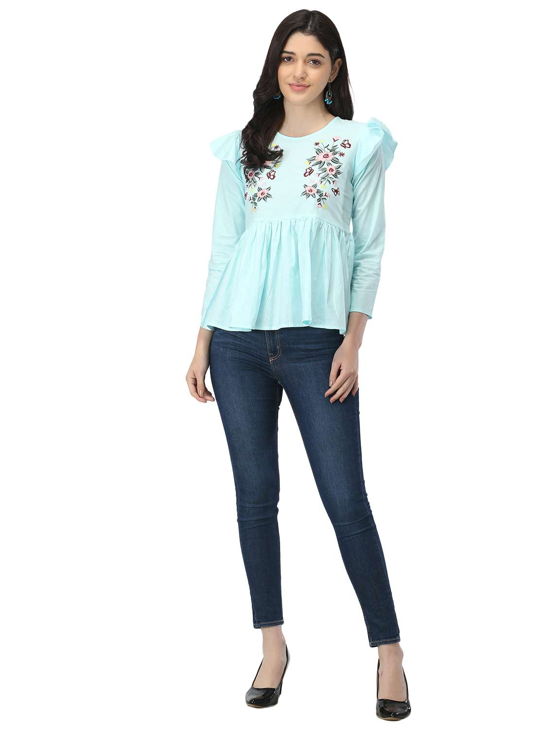 cotton embroidery top  - 17962173 -  Standard Image - 2