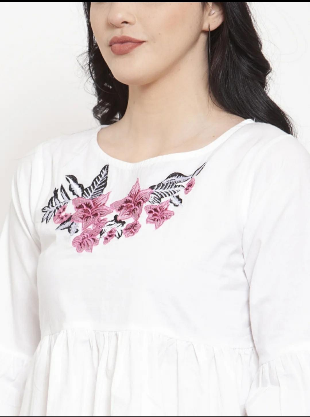 cotton embroidery top - 17962191 - Standard Image - 2