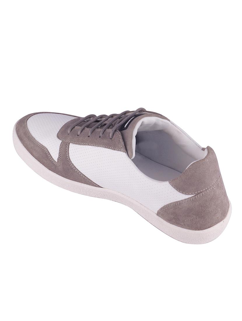 white leather lace up sneakers - 17965156 - Standard Image - 2