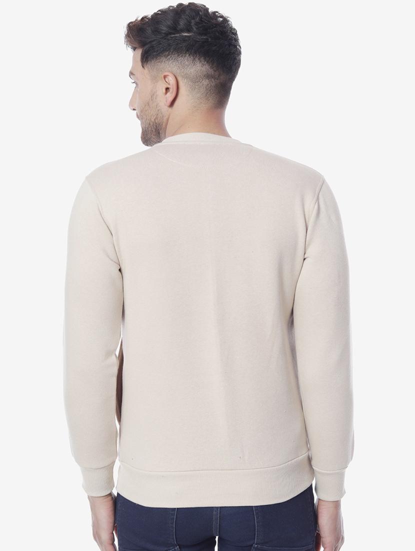 cream printed sweatshirt - 17967295 - Standard Image - 2